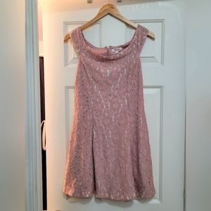 Scoop Neck Mid Length Dress